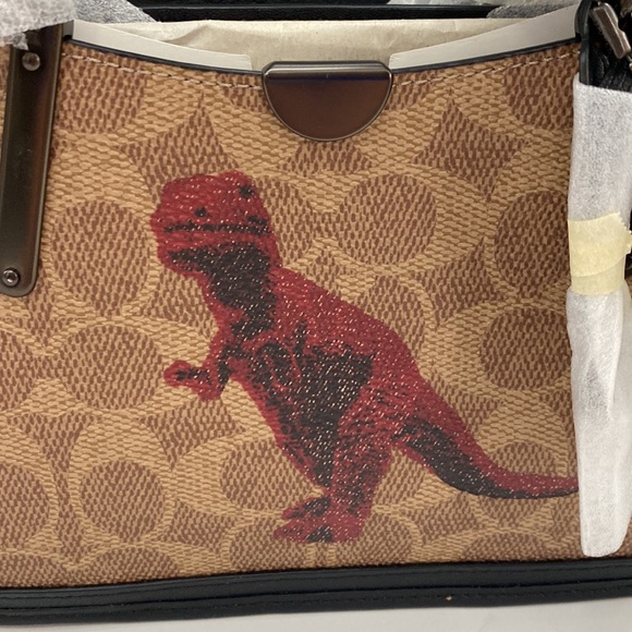 Rare NWT Coach Rexy Dreamer 21 Signature Canvas Jianguo Artists Leather Motif - Picture 2 of 11
